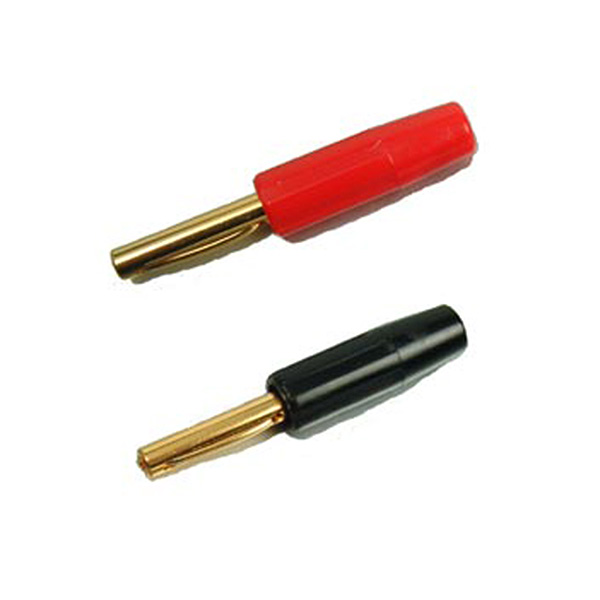 Black Rhodium Banana plug 4 mm Black Black Rhodium Banana plug 4 mm Black