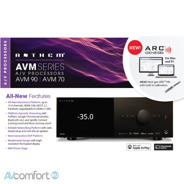 Anthem AVM 70 8k Black Anthem AVM 70 8k Black