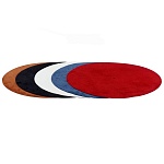 ACOUSTIC SOLID Leather Platter Mat Red