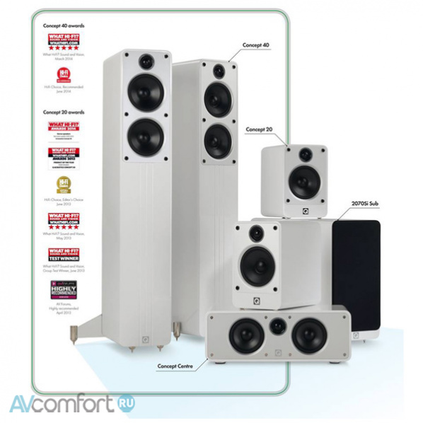 Q Acoustics Concept Centre (QA2690) Gloss Black Q Acoustics Concept Centre (QA2690) Gloss Black