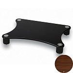 Solid Tech Radius Solo 1 black corner-pillars Walnut Solid Tech Radius Solo 1 black corner-pillars Walnut