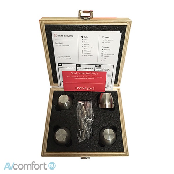 Finite Elemente Cerabase Ceraball 4 Black Chrome (4 Set) Finite Elemente Cerabase Ceraball 4 Black Chrome (4 Set)
