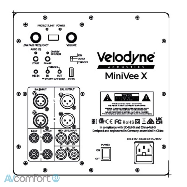 Velodyne MiniVee X Black Velodyne MiniVee X Black