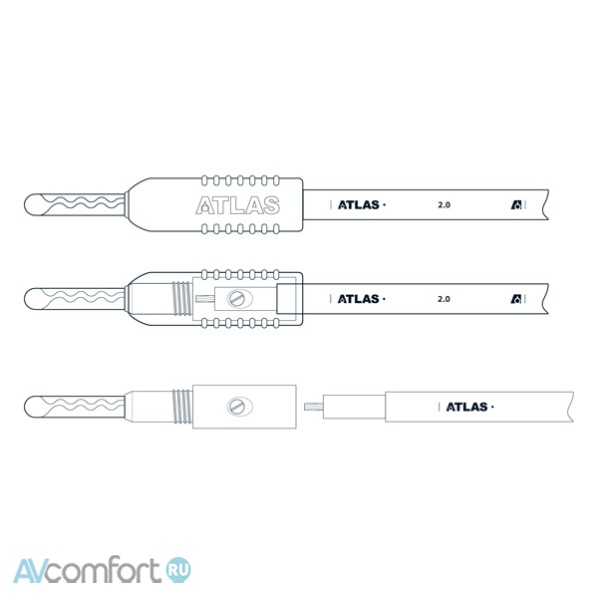 Atlas Cables Equator Achromatic Speaker Z 2.0, 3.0 m Atlas Cables Equator Achromatic Speaker Z 2.0, 3.0 m