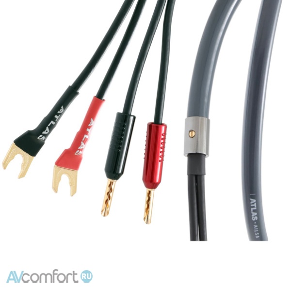 Atlas Cables Ailsa Achromatic Speaker Banana, 2.0 m Atlas Cables Ailsa Achromatic Speaker Banana, 2.0 m