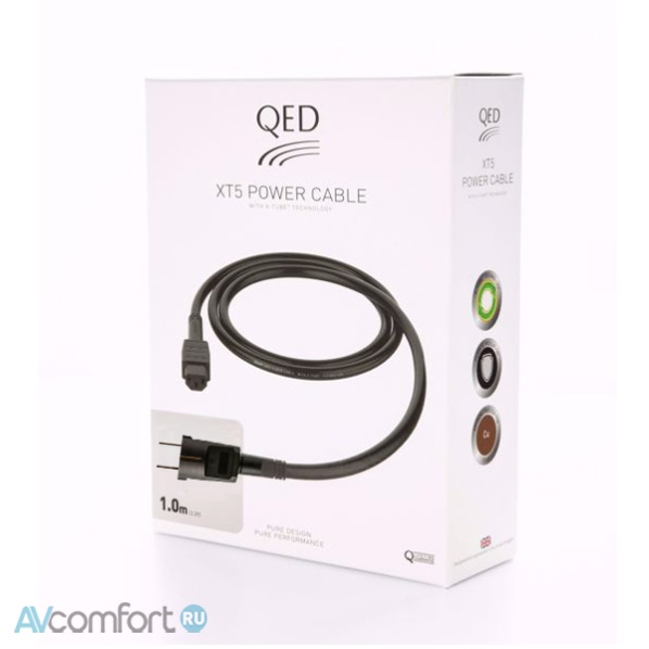 QED (QE4310) XT5 Power cable EU 1 m QED (QE4310) XT5 Power cable EU 1 m