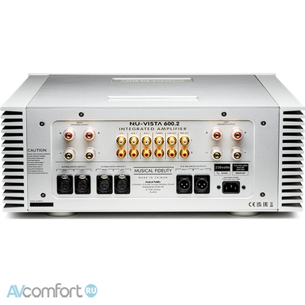 Musical Fidelity NU-Vista 600.2 Silver Musical Fidelity NU-Vista 600.2 Silver