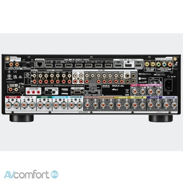 Denon AVC-X6800H Black Denon AVC-X6800H Black