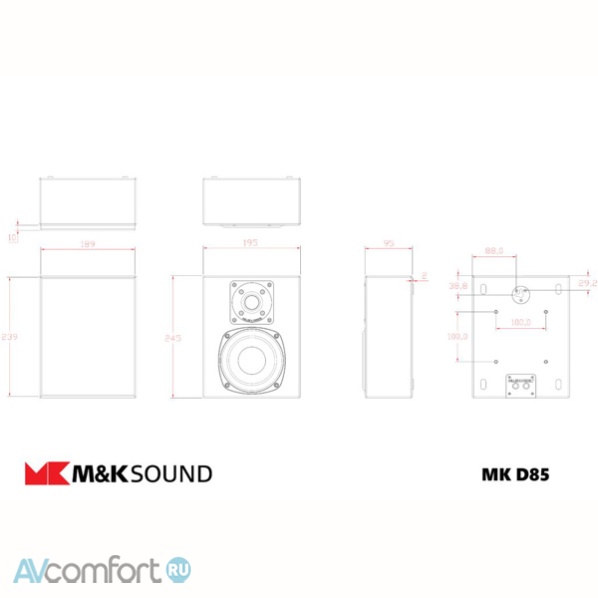 MK Sound D85 White Satin MK Sound D85 White Satin