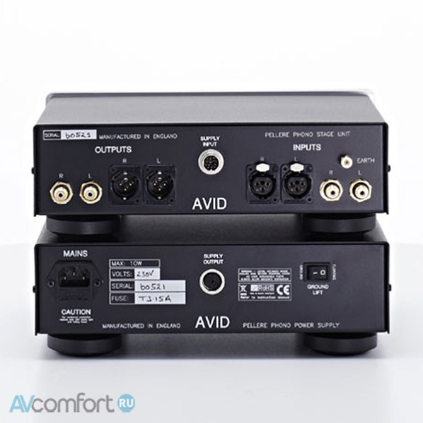AVID Pellere Phono Stage Black AVID Pellere Phono Stage Black