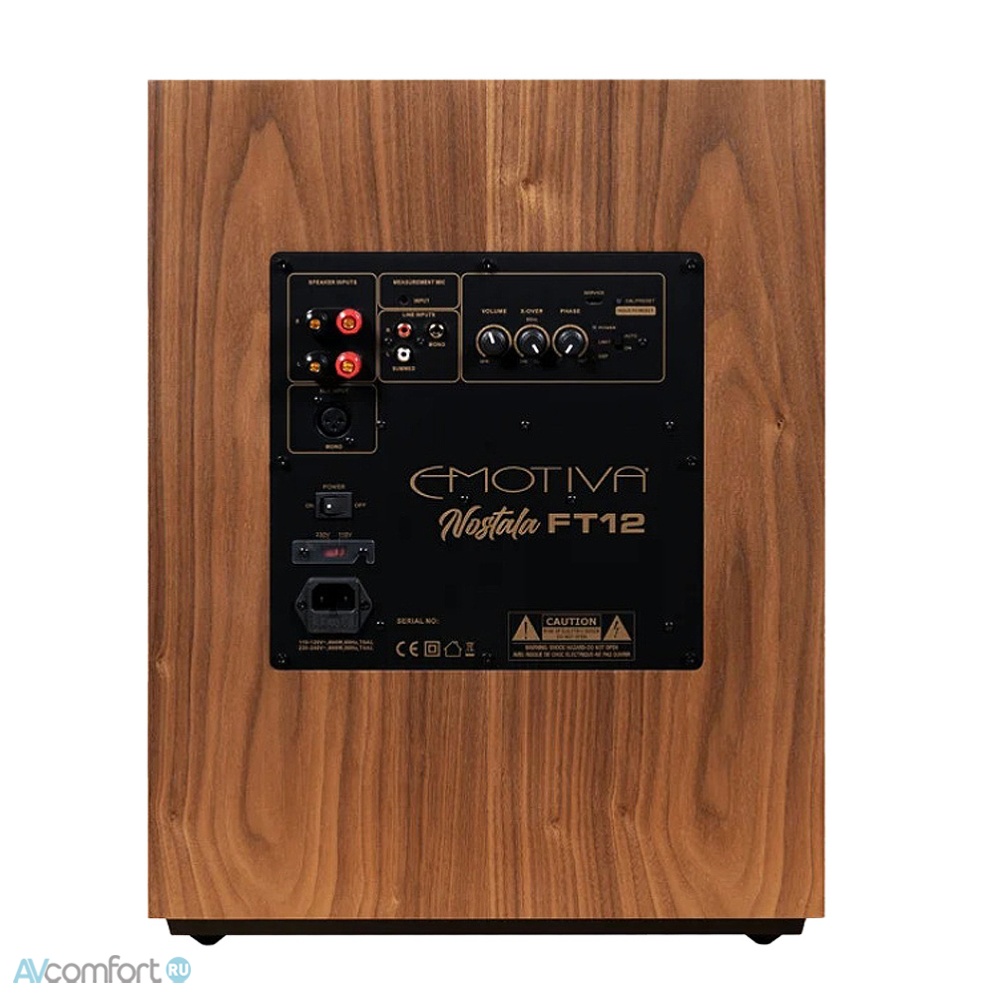 Emotiva Nostala FT12 Walnut Emotiva Nostala FT12 Walnut