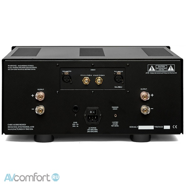 Cary Audio SA-200.2ES Black Cary Audio SA-200.2ES Black
