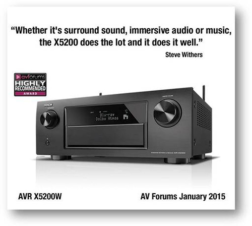 AV ресивер DENON AVR-X5200 в салонах AVComfort