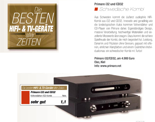 Primare I32/CD32 Primare I32/CD32