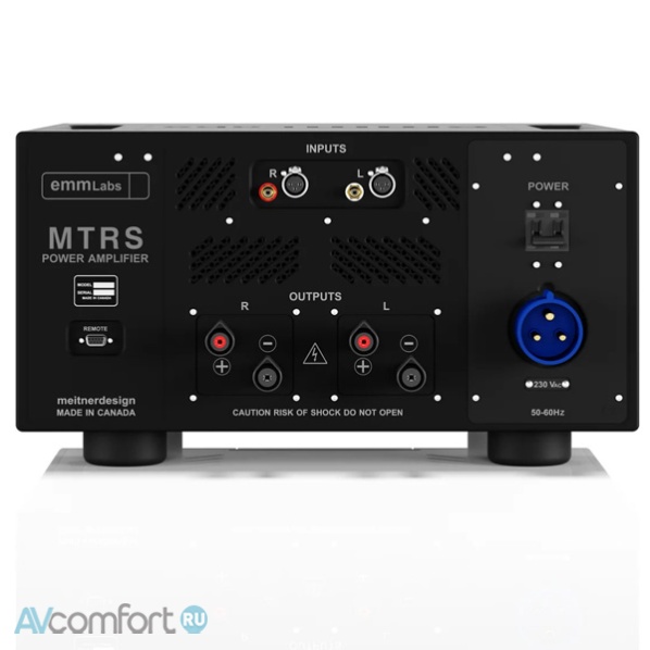 EMM Labs MTRS Stereo Amplifier Black EMM Labs MTRS Stereo Amplifier Black