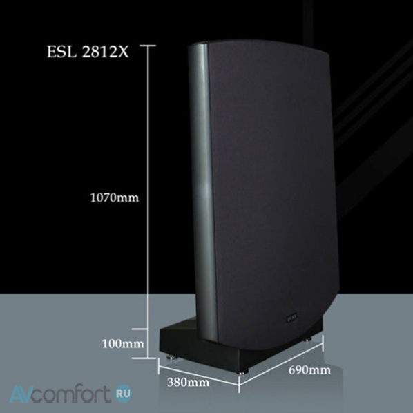 Quad ESL 2812X Black Quad ESL 2812X Black