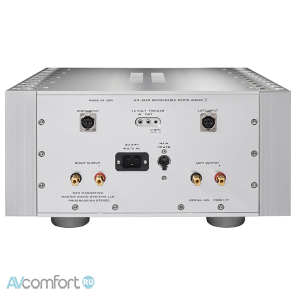 Dan D’Agostino Progression S350 Stereo Amplifier Silver Dan D’Agostino Progression S350 Stereo Amplifier Silver