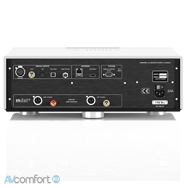 EMM Labs DA2i Stereo D/A Converter Silver EMM Labs DA2i Stereo D/A Converter Silver