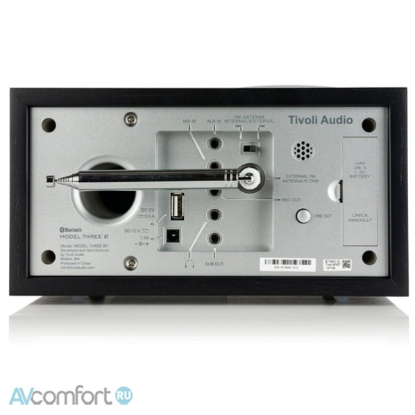 Tivoli Audio Model Three BT Black Tivoli Audio Model Three BT Black