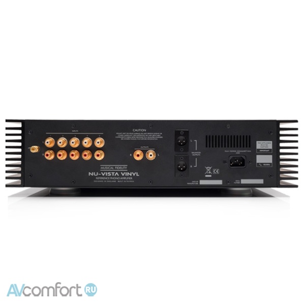 Musical Fidelity NU-Vista Vinyl Black Musical Fidelity NU-Vista Vinyl Black