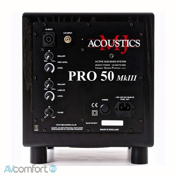 MJ Acoustics Pro 50 MKIII Black Ash MJ Acoustics Pro 50 MKIII Black Ash