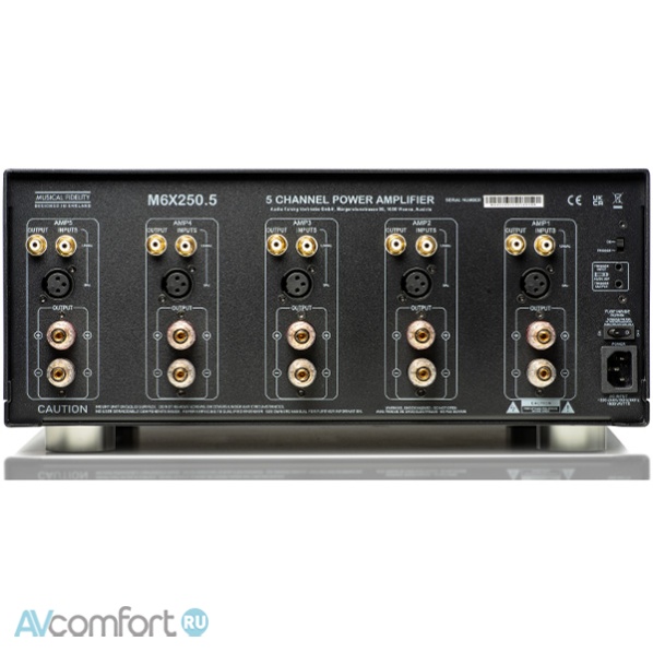 Musical Fidelity M6x 250.5 Black Musical Fidelity M6x 250.5 Black