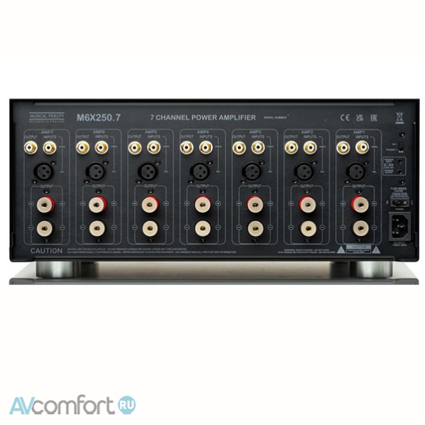 Musical Fidelity M6x 250.7 Black Musical Fidelity M6x 250.7 Black