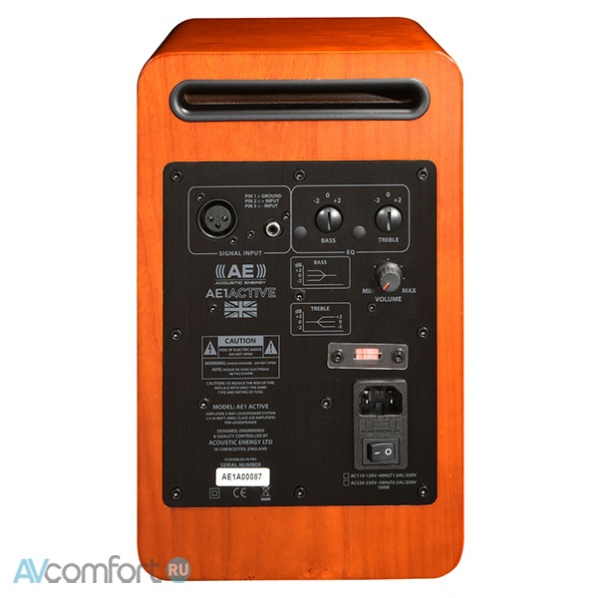 Acoustic Energy AE1 Active Gloss Walnut Acoustic Energy AE1 Active Gloss Walnut