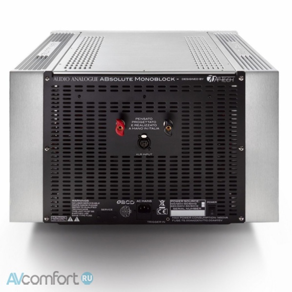 Audio Analogue Absolute Mono Black Audio Analogue Absolute Mono Black