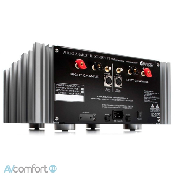 Audio Analogue Donizetti Anniversary Black Audio Analogue Donizetti Anniversary Black